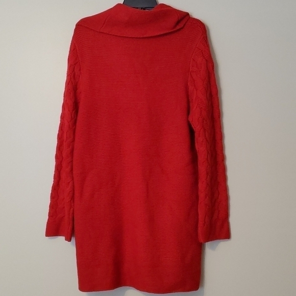 NWT Calvin Klein Women Long Knit sweater tunic turtleneck - Picture 6 of 8